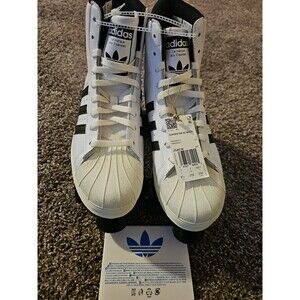 Adidas Superstar 82 Skate White Black Brand Women’s Size 8.5 New